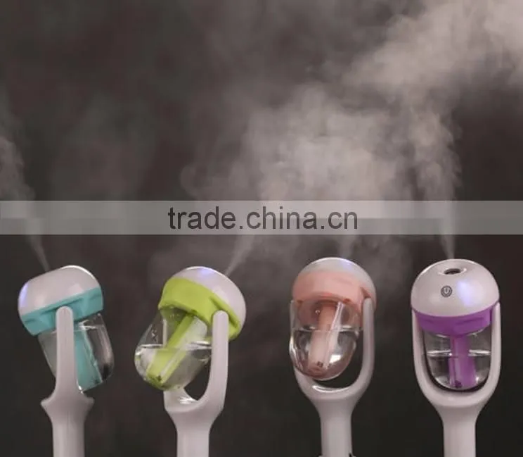 50ml aroma 180 degree rotation mini car humidifier ultrasonic car air purifier