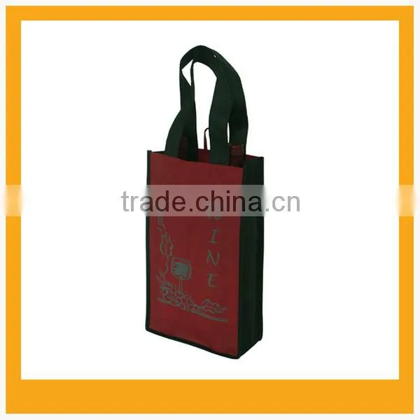 High quality 1 bottle wine non woven bag