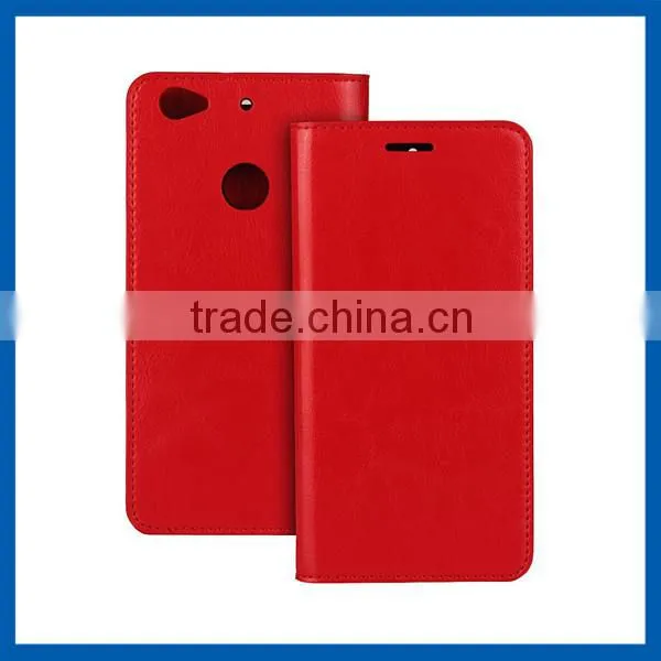 C&T Black Genuine Wallet Leather Flip Case Cover for Letv Le 1 5.5 inch