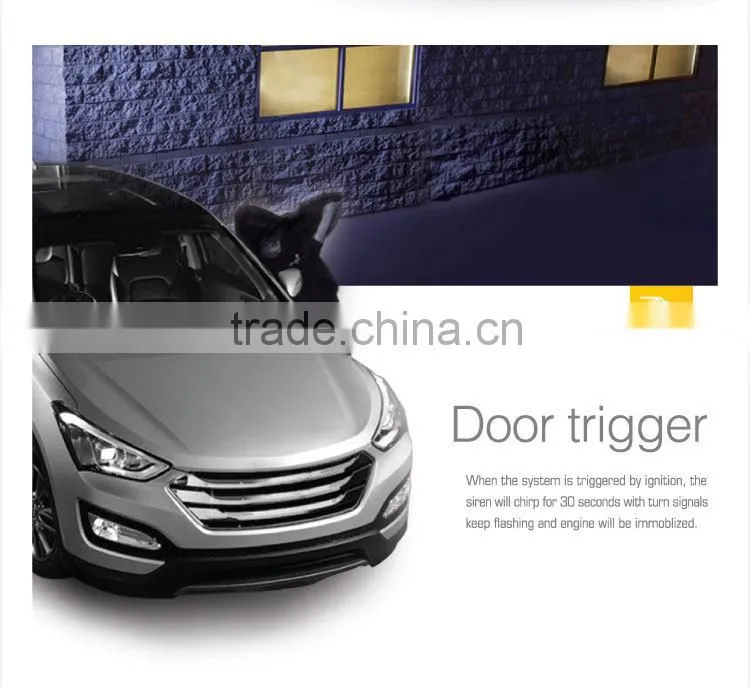 Steelmate E series 1 way car alarm, code hopping, fashionable transmitter