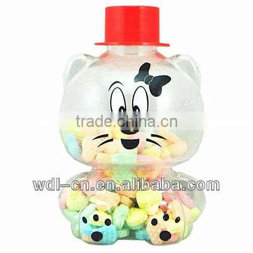 New listing assorted fruit colourful press candy pear shape tablet candy