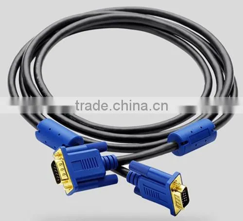 5FT 5 FT 15 PIN SVGA SUPER VGA Monitor M M Male 2 Male Cable BLUE CORD FOR PC TV