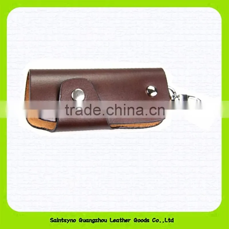 15108 Simple designer key holder genuine leather key purse