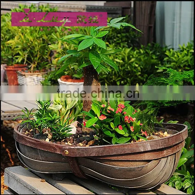 watermelon shape decorative woodchip basket