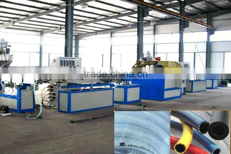 PVC Fiber Refinance Pipe production line/polyester fiber production line