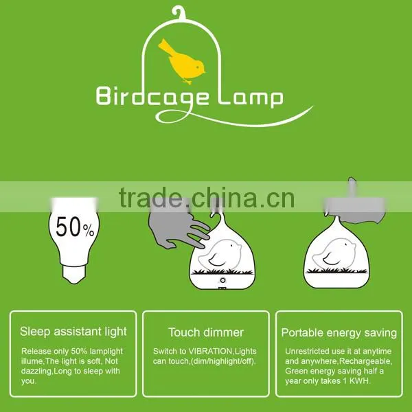Wholesale High quality Energy Saving LED Lamp Lovely style China new Birdcage Warm LED Lamp
