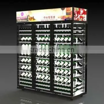 Luxury Compressor 1085L Wine Bottle Cellar Display Showcase Fridge
