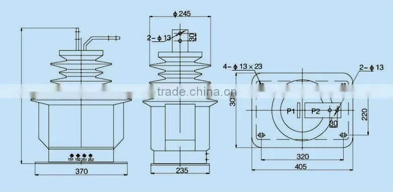 yueqing 35kv current transformer LZZB(J)7-35Q