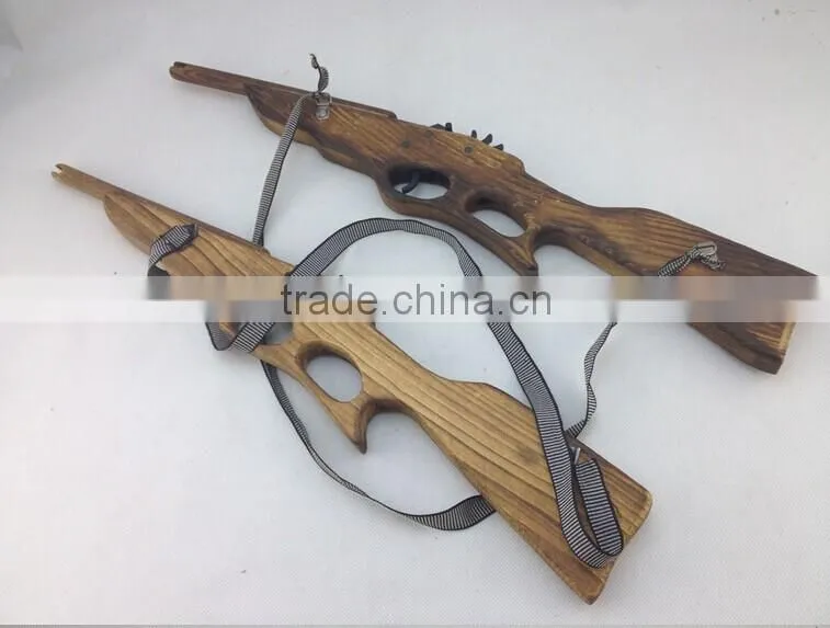 handmade rubber band gun handmade cool and simple wooden gun like real