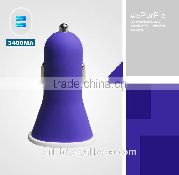 new car adapters output 2.4a and 1a for iphone 6
