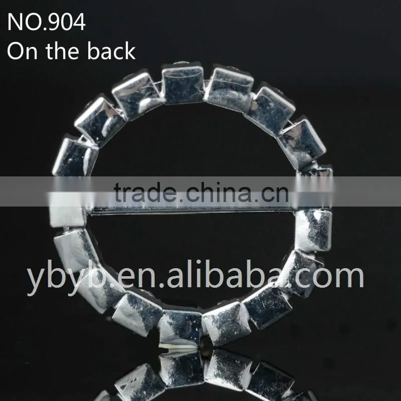 Hot ! Small Rhinestone Ribbon Button For Wedding Invitation-904