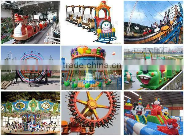 New design high quality cheapest Amusement Outdoor Playground Electric Mini Track Train