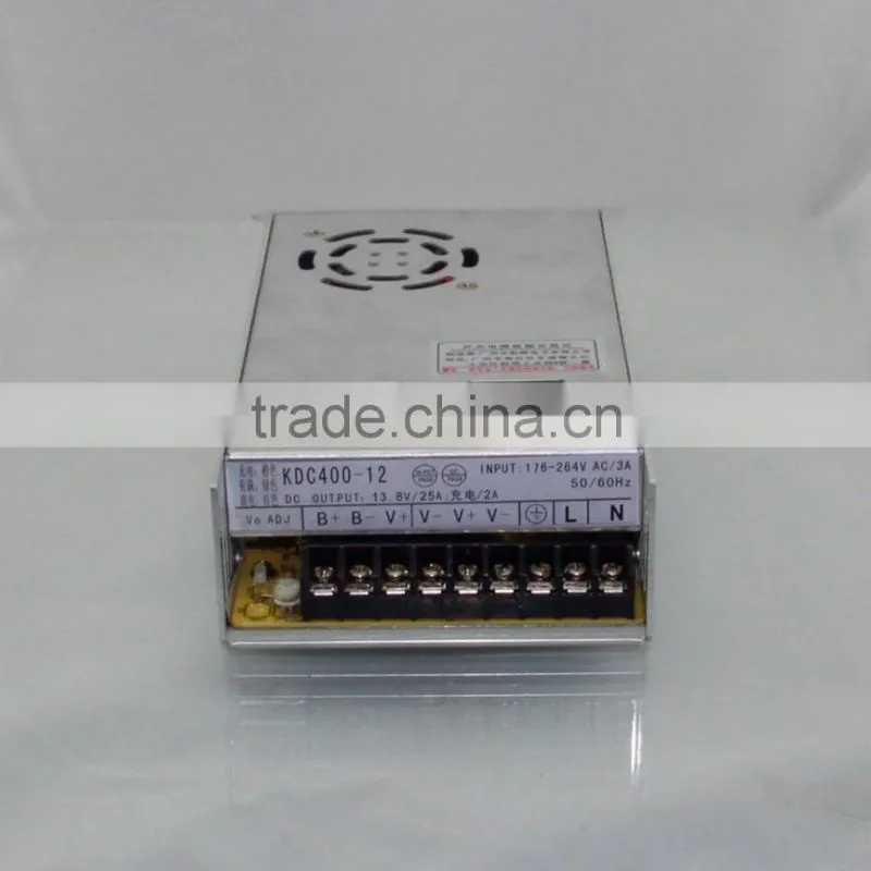 Dual output13.8V battery charger dc power supply 13.8V uninterrupted power supply 400W ups power supply with charging for batter