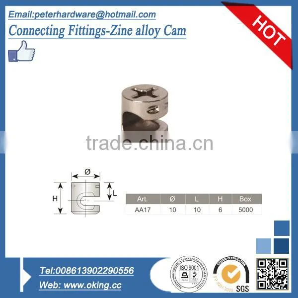 Connecting Cam, connecting fittings for furniture board