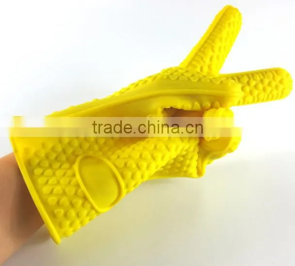 Kitchen Cooking Oven Heat Resistant Silicone Gloves