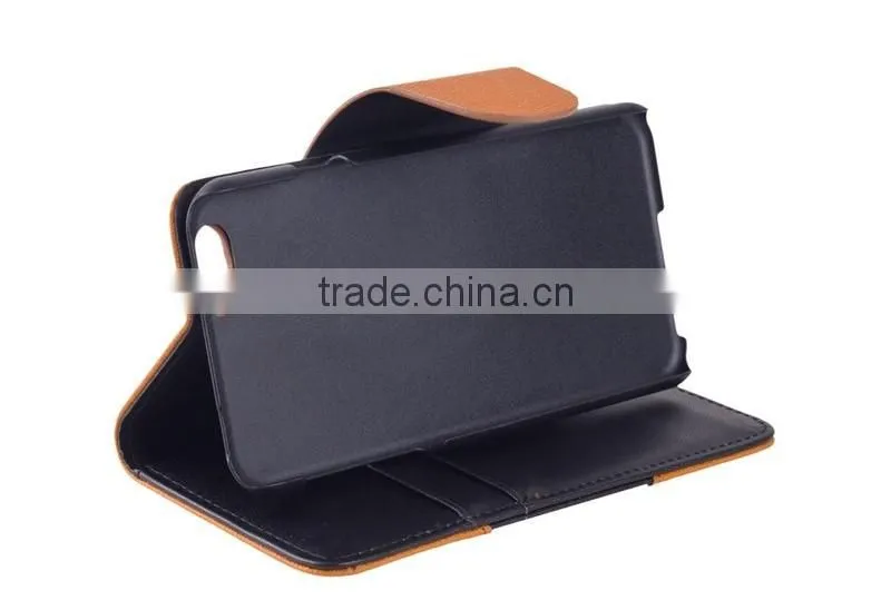 4.5 5 5.5 inch waterproof leather phone case with stand for samsung galaxy j5 /j500 j5009