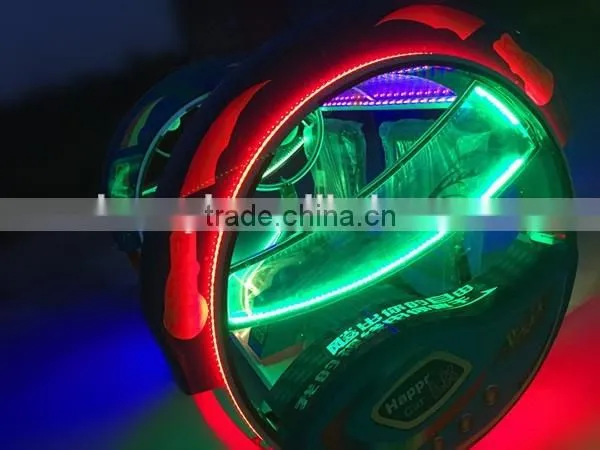 Attractive battery operated balanced happy le bar car rotating amusement rides