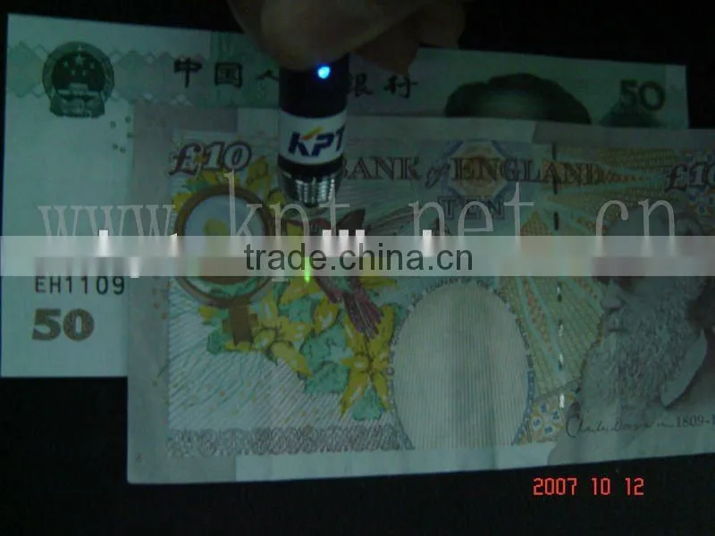 anti-stokes photoluminescence money detector pen
