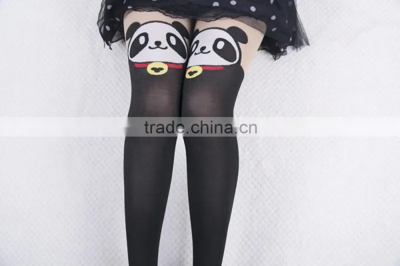 2015 Panda with Bell Japanese Stocking Wholesale