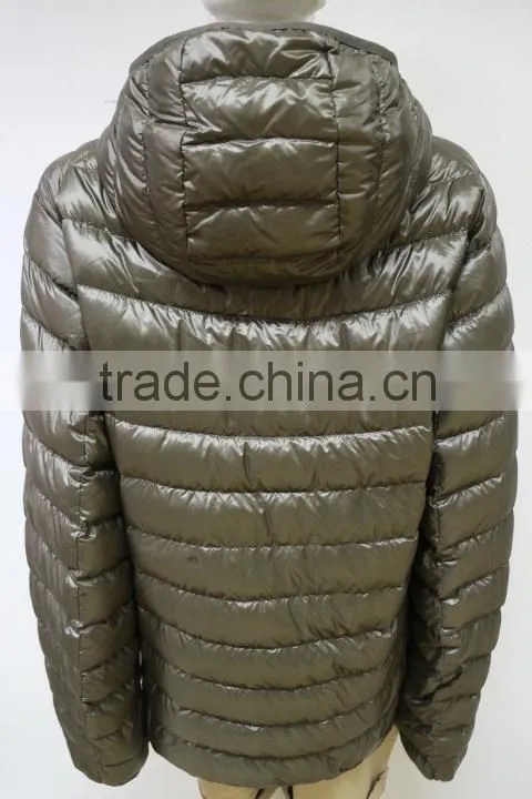 Man's ultralight winter jacket with super soft feel