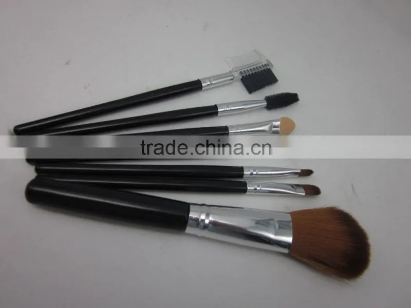 7PCS Goat and nylon Hair In PU case Packing for Makeup Brush Set