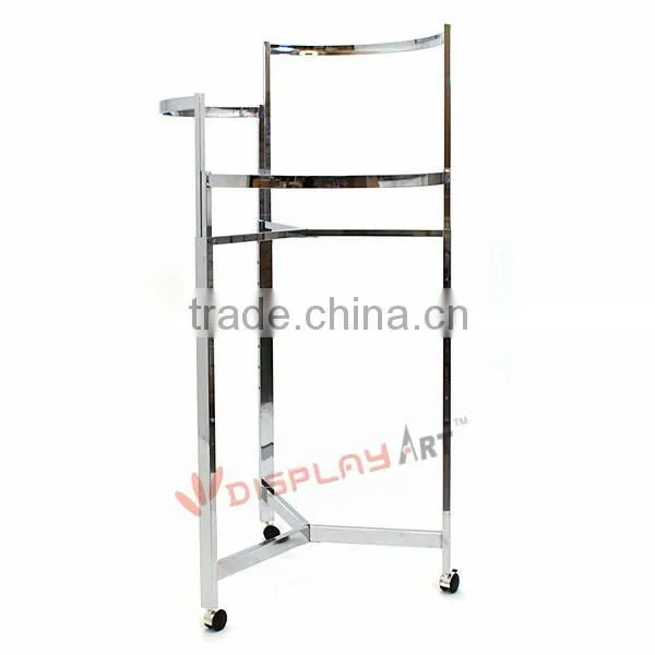 Double Bar Clothing Rack with V-Brace