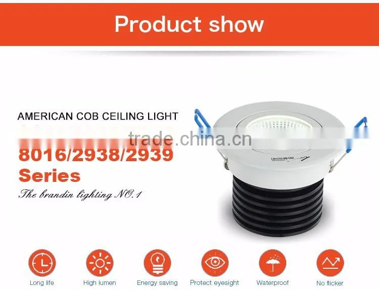 recessed led downlight spotlights cool white 15w led downlights housing