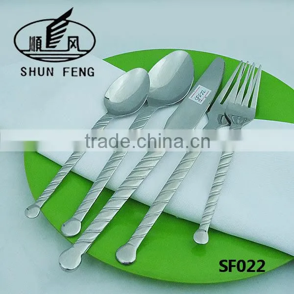 Stainless Steel Wooden Flatware
