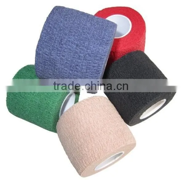 Non-woven cohesive elastic bandage with high quality horse cohesive bandage
