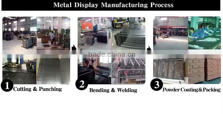Hot new products 2-layers metal opi nail polish display rack