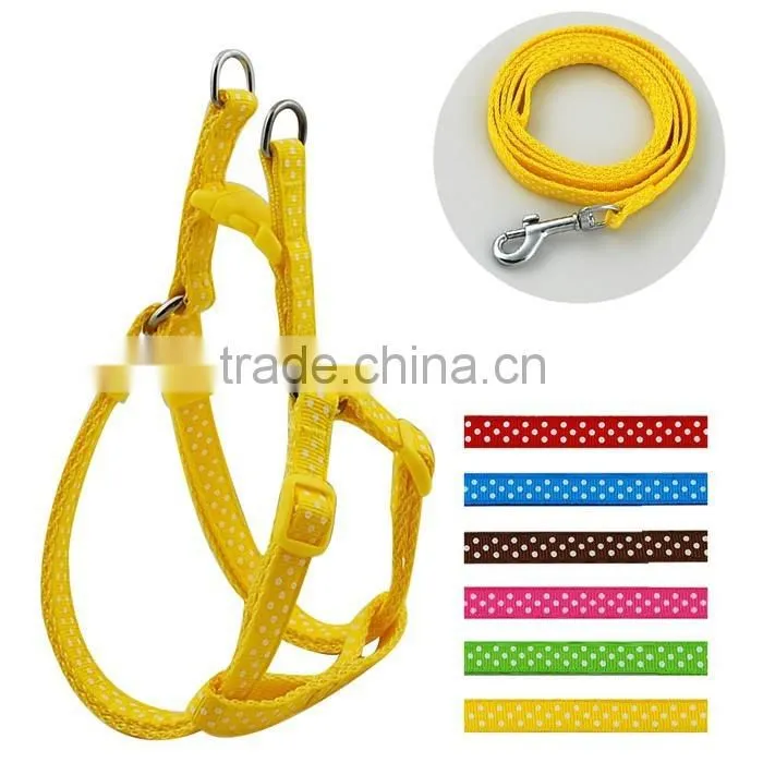 Hot Sales Pet Accessories Nylon Dog Leash, Dog Harness S/M