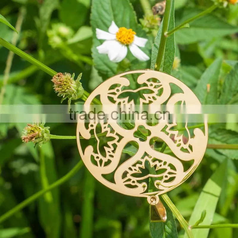 Big Size Laser Cutting Stainless Steel New Design Pendant