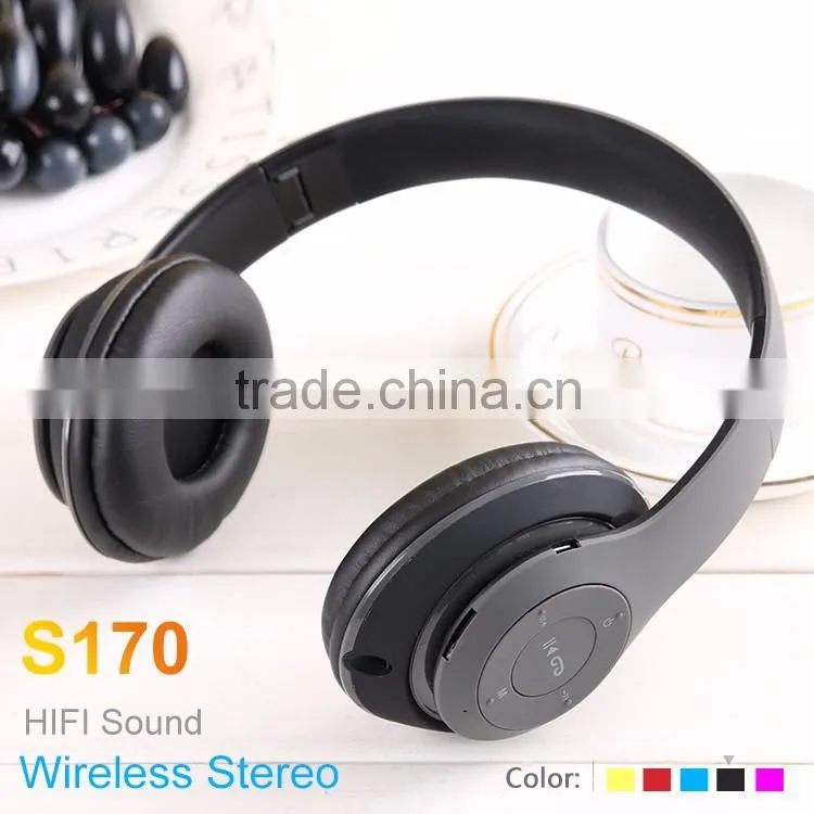 2016SNHALSAR S170 MP3 New wireless bluetooth headphone new products 2016
