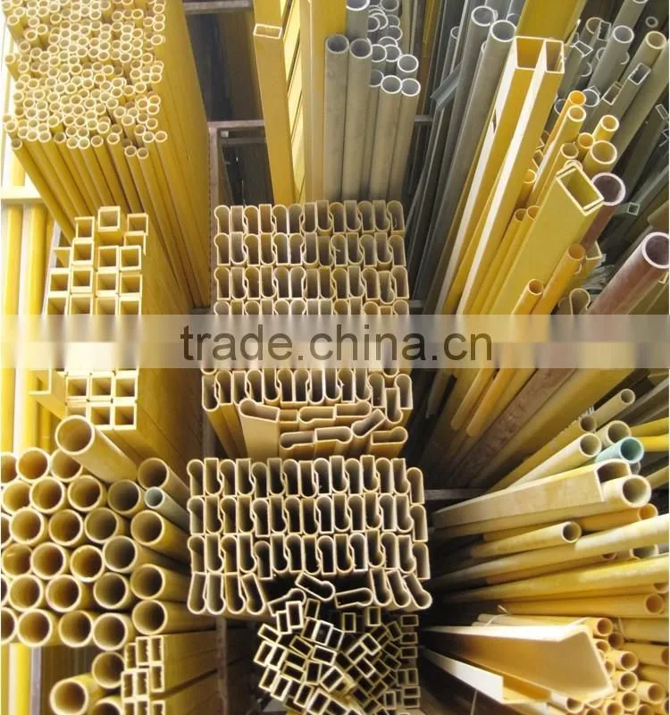 High strength frp pipe, grp pipe, rectangular pipe