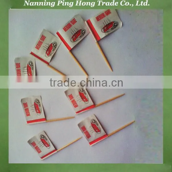 Decoration toothpick with flag