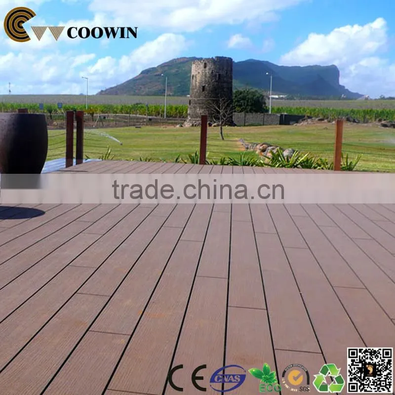 tongue and groove fire-resistant park wpc laminate flooring solid wpc decking