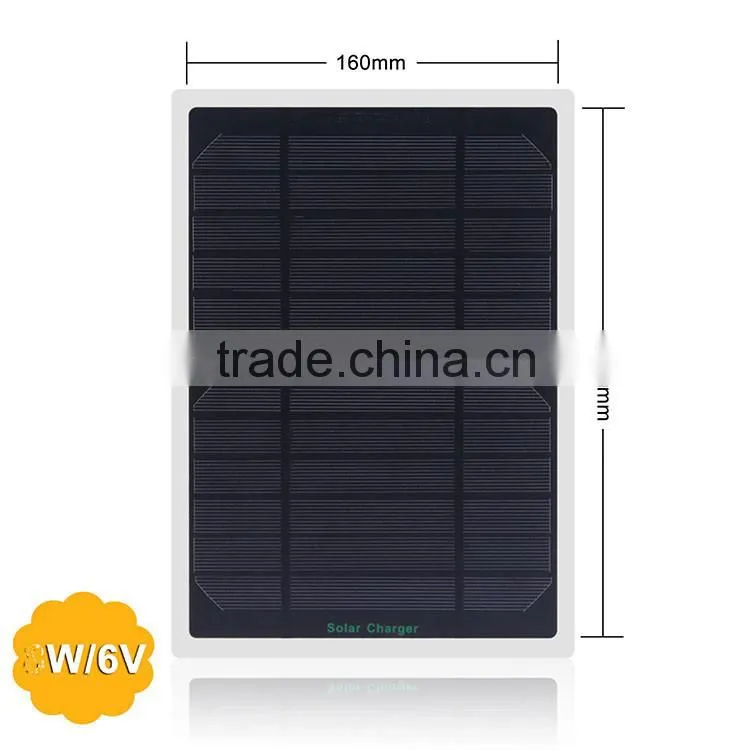 6.5W Mono PET Portable Solar Panel Cheap Monocrystalline Solar Panel