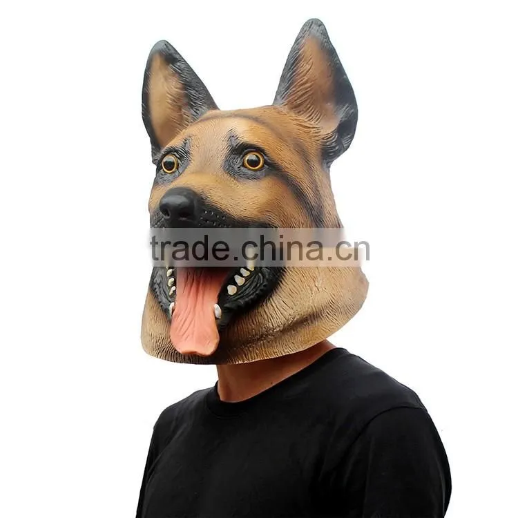 2016 Hot selling cheap diy white party wolf dog head mask