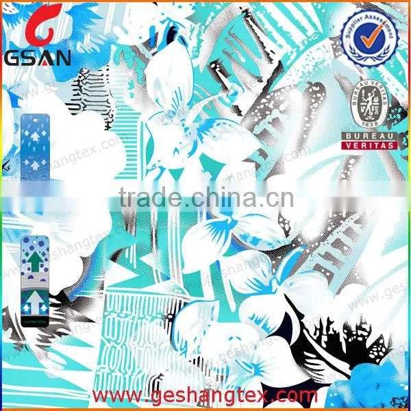 100% polyester fabric both printed and dyed