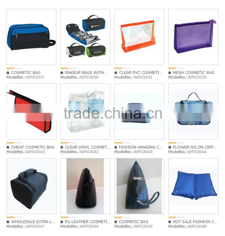 Fashionable hot sale silver purse cosmetic bag