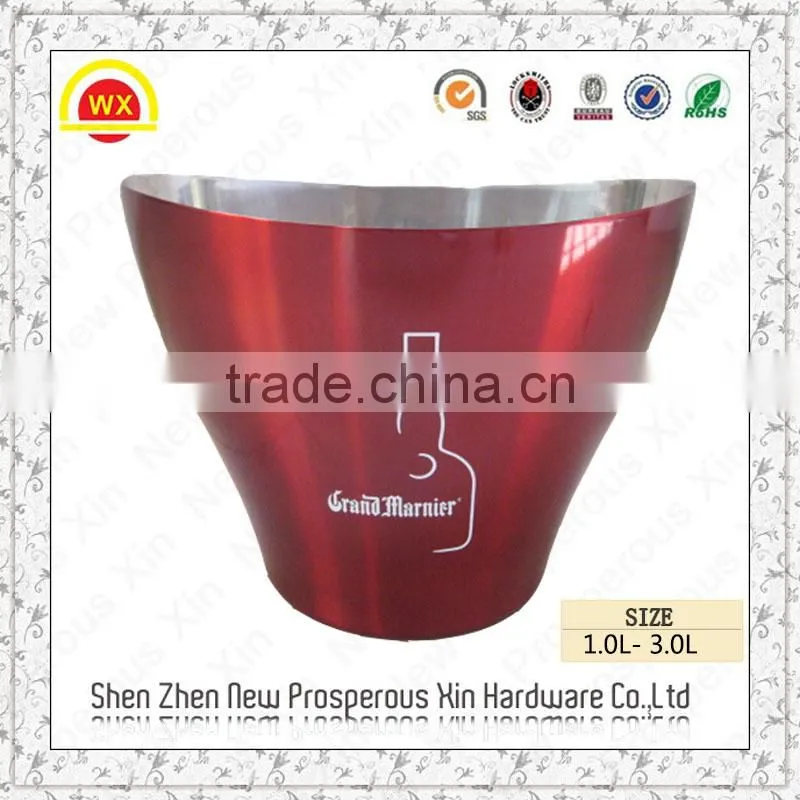 Wholesale custom creative stainless steel beer bucket