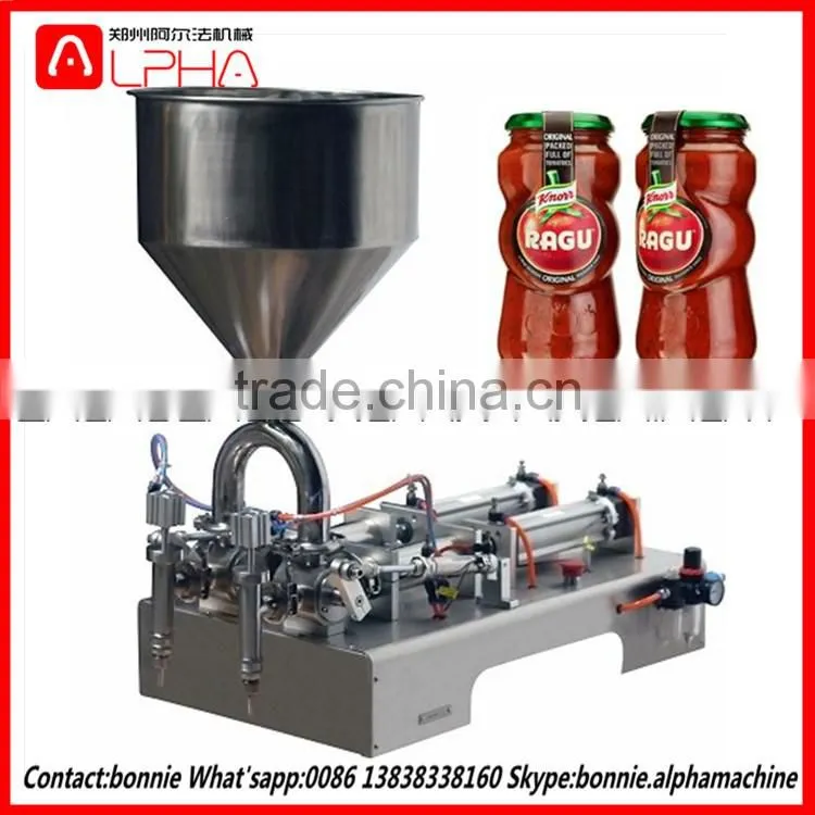 best selling quantitative pneumatic piston honey filler for viscous liquid