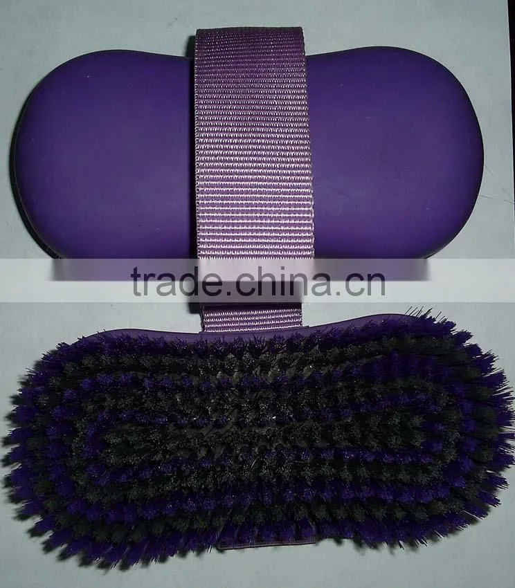 plastic horse brush