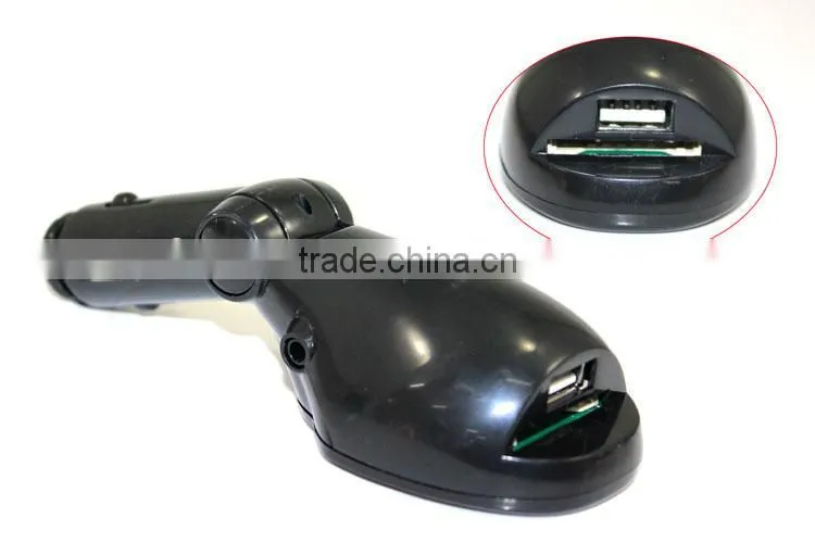 Car MP3 player Modulator FM Transmitter with USB SD MMC Slot