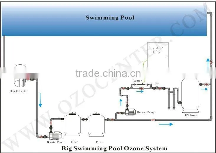 Swimming pool ozonators