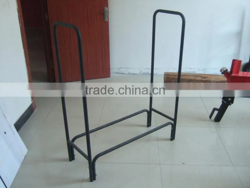 Metal log rack firewood log rack