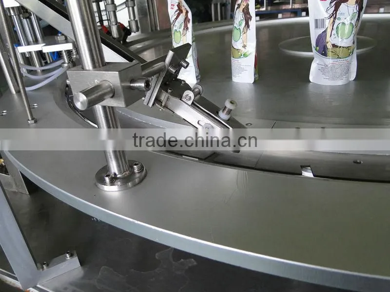 Automatic Jelly Juice Spout Pouch Filling Machine Water Pouch Packing Machine