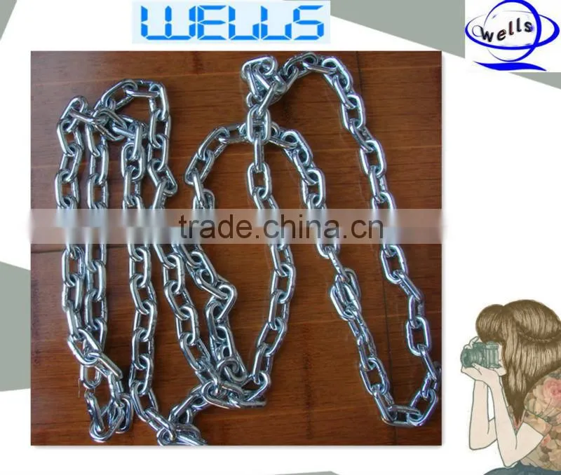 manufacture galvanized long and short steel chain link