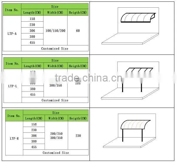 decorative outdoor aluminum gazebo pergola canopy awning patio cover