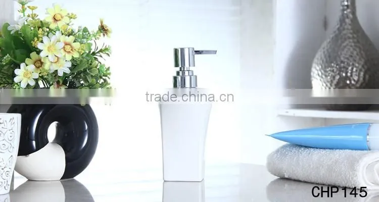 Polished hotel kitchen liquid soap dispenser plastic pump